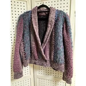 Vintage 1980’s It's Magic by Toni Garment Cropped Cardigan Sweater Jacket sz M